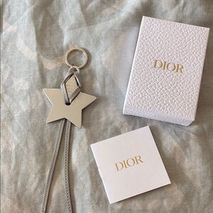 Dior Metallic Star Keychain/purse charm